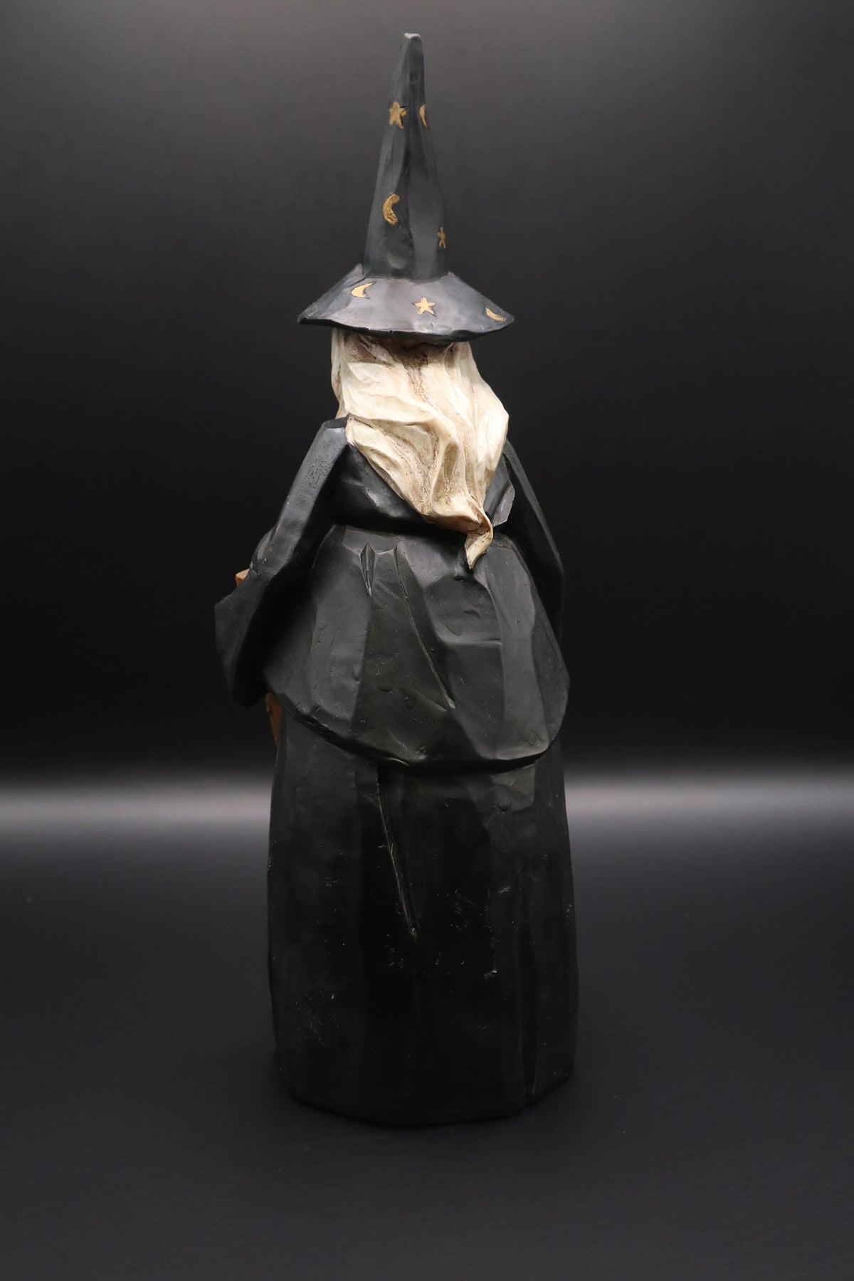 VINTAGE RESIN FOLK ART HALLOWEEN WITCH