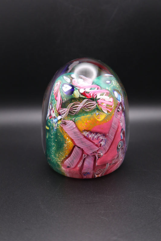 VETRERIA LA FENICE MURANO GLASS PAPERWEIGHT