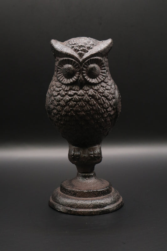VINTAGE CAST IRON OWL