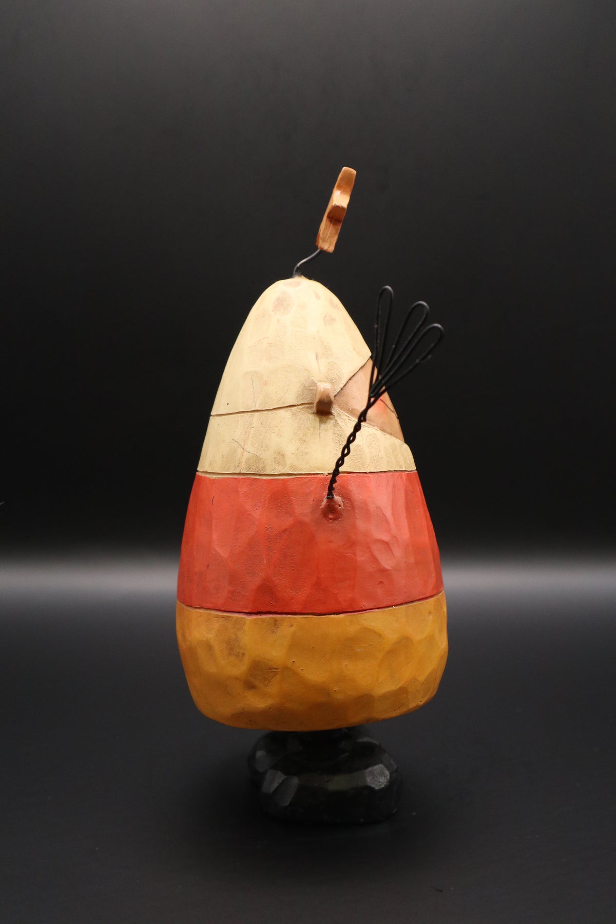 RESIN HALLOWEEN CANDY CORN BOY FIGURINE