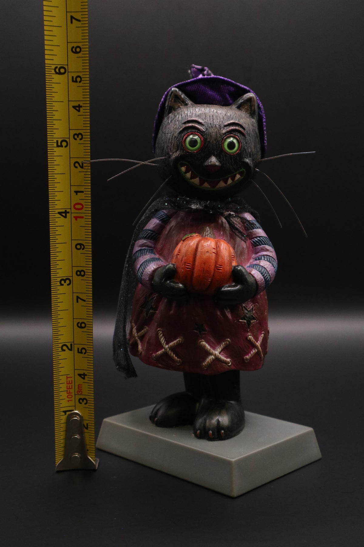 RUSS BERRIE BLACK CAT WITCH
