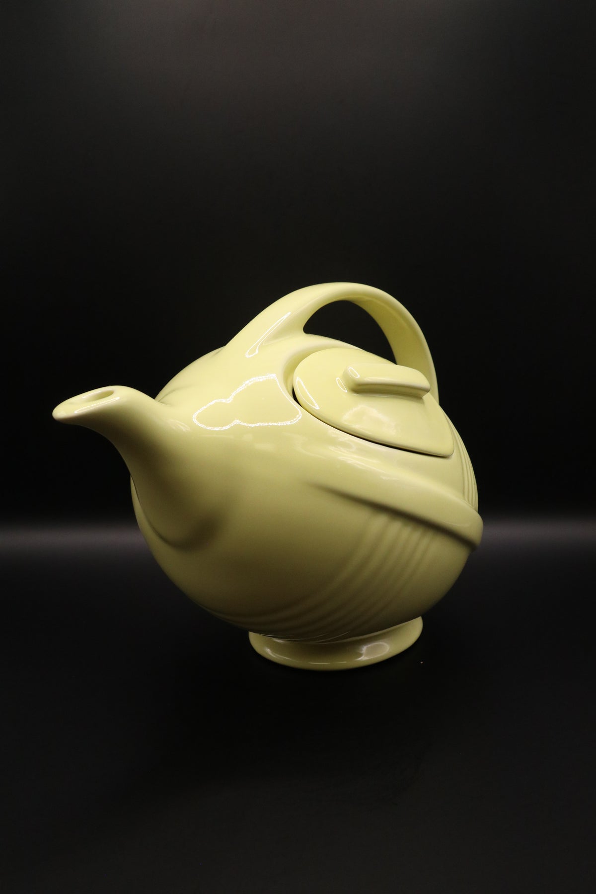 VINTAGE HALL CHINA "FOOTBALL" TEAPOT