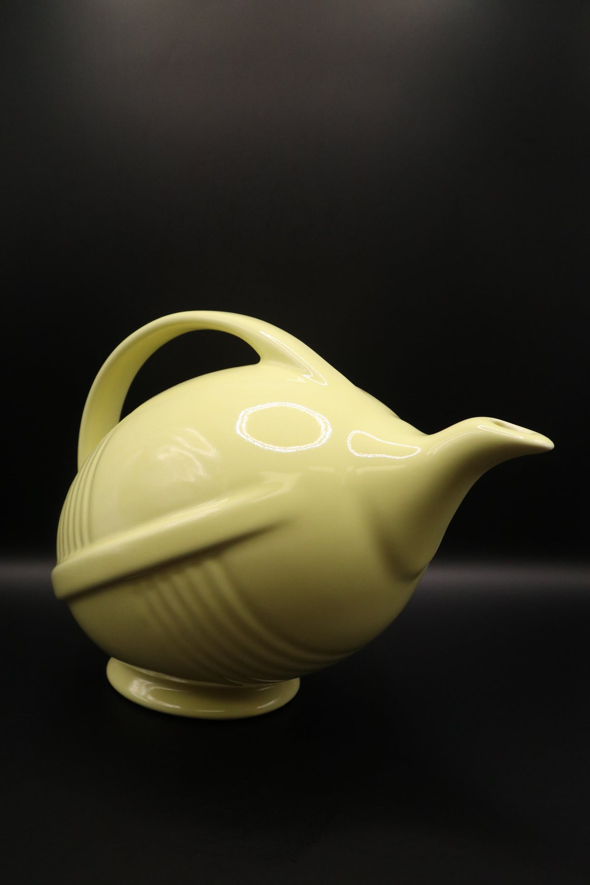 VINTAGE HALL CHINA "FOOTBALL" TEAPOT