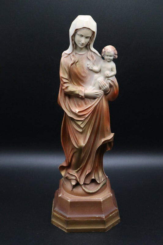 MADONNA AND CHILD RESIN