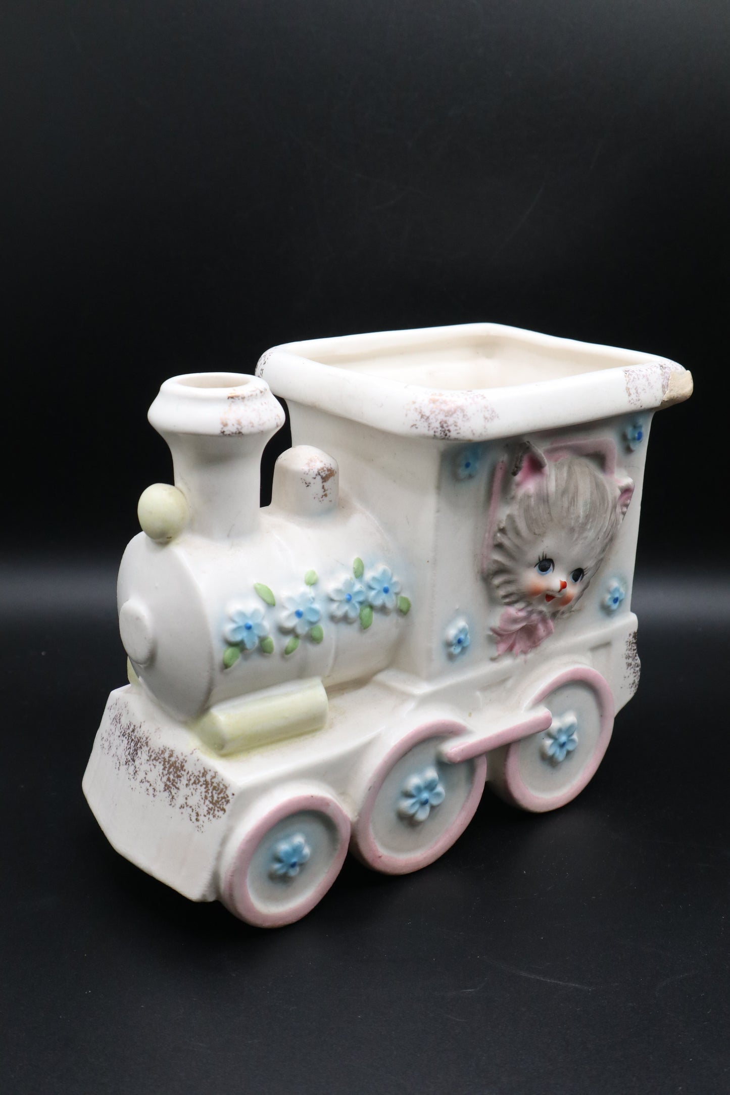 VINTAGE NAPCOWARE CERAMIC TRAIN PLANTER