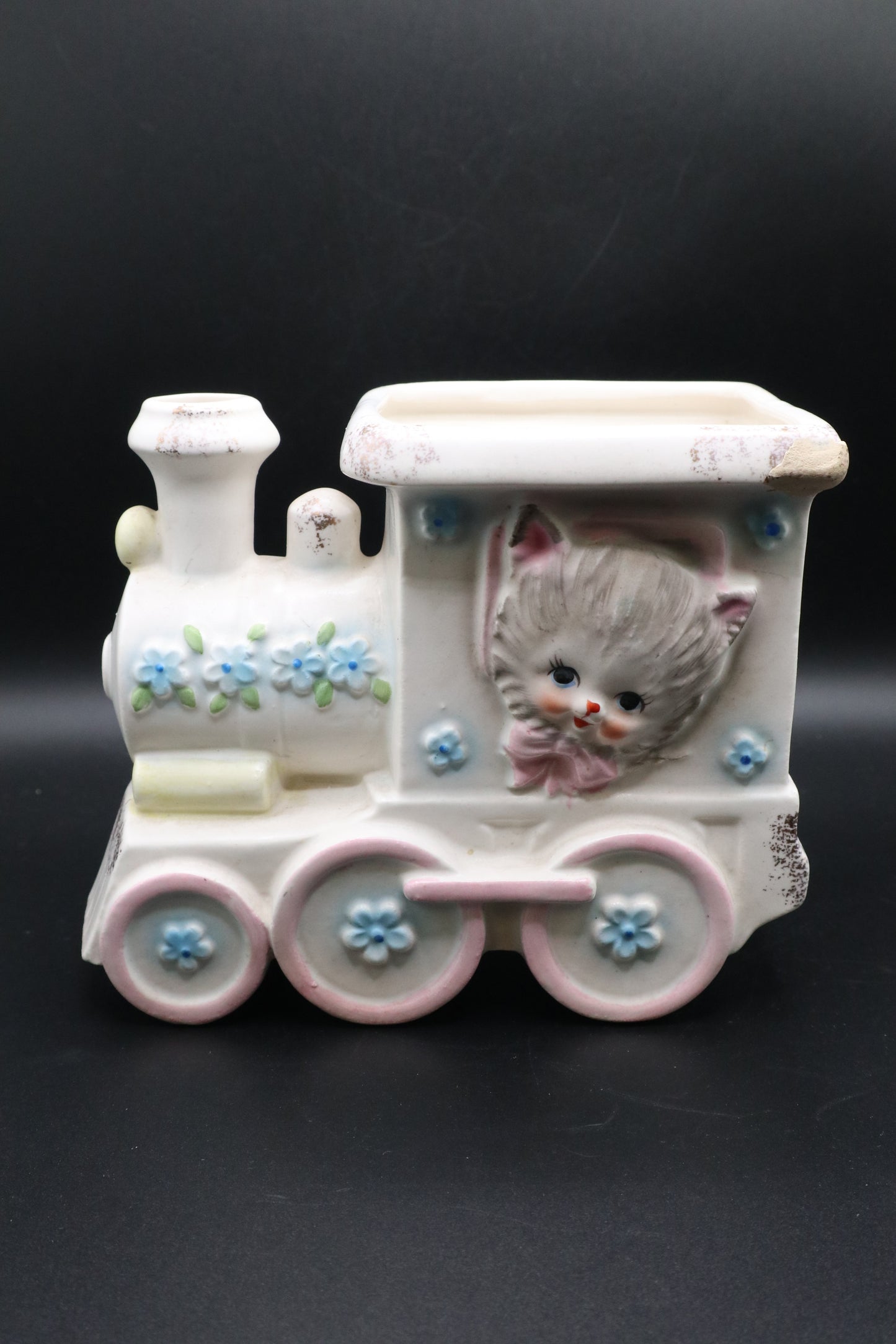 VINTAGE NAPCOWARE CERAMIC TRAIN PLANTER