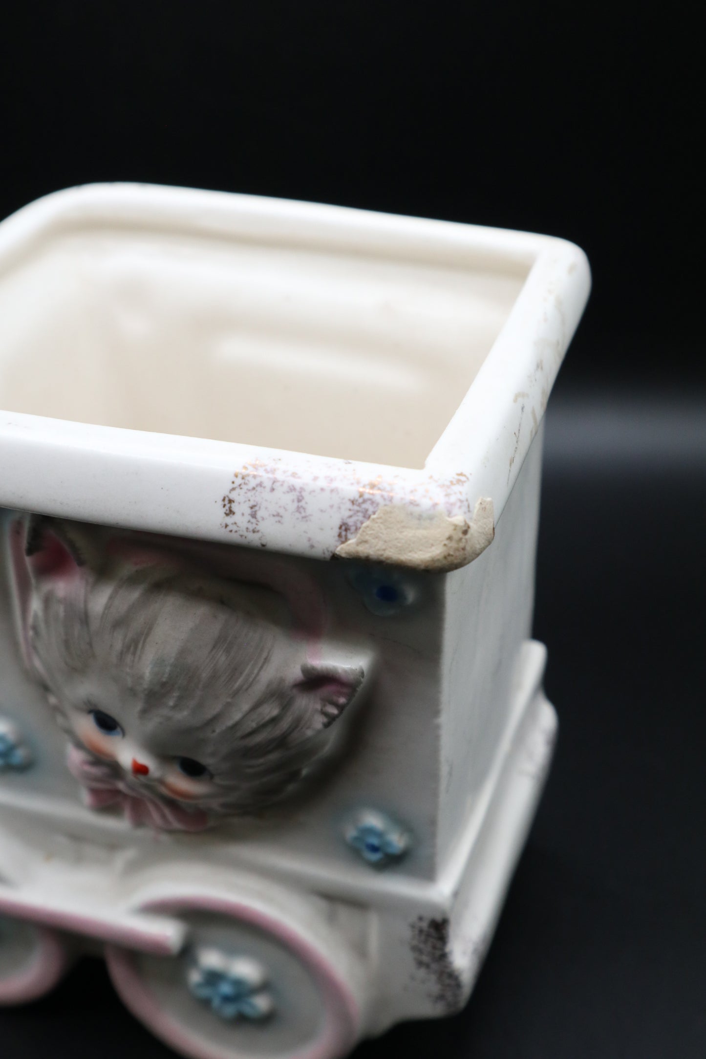 VINTAGE NAPCOWARE CERAMIC TRAIN PLANTER