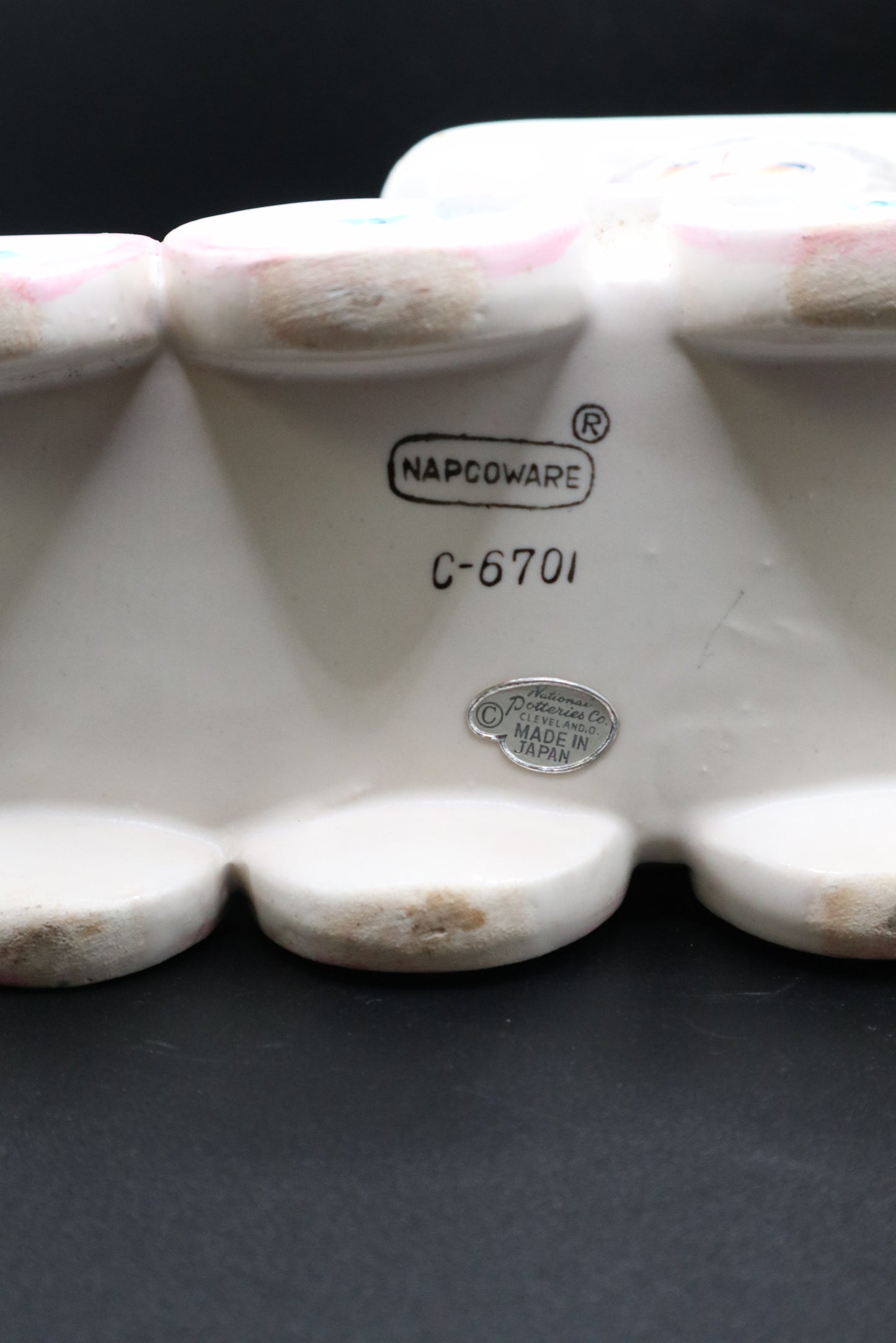 VINTAGE NAPCOWARE CERAMIC TRAIN PLANTER